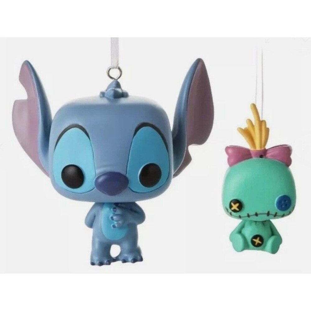 Hallmark Funko Pop! Disney Stitch & Scrump Christmas Ornament 2 pc Exclusive